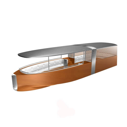 Taxi Vénitien, bateau à énergie solaire (projet) - Bateaux