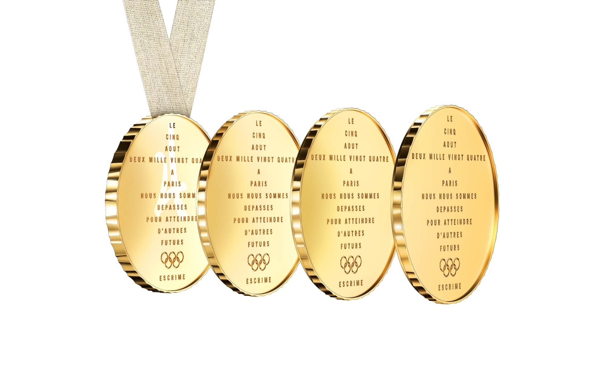 La médaille des JO Paris 2024 une médaille à partager, pour de vrai