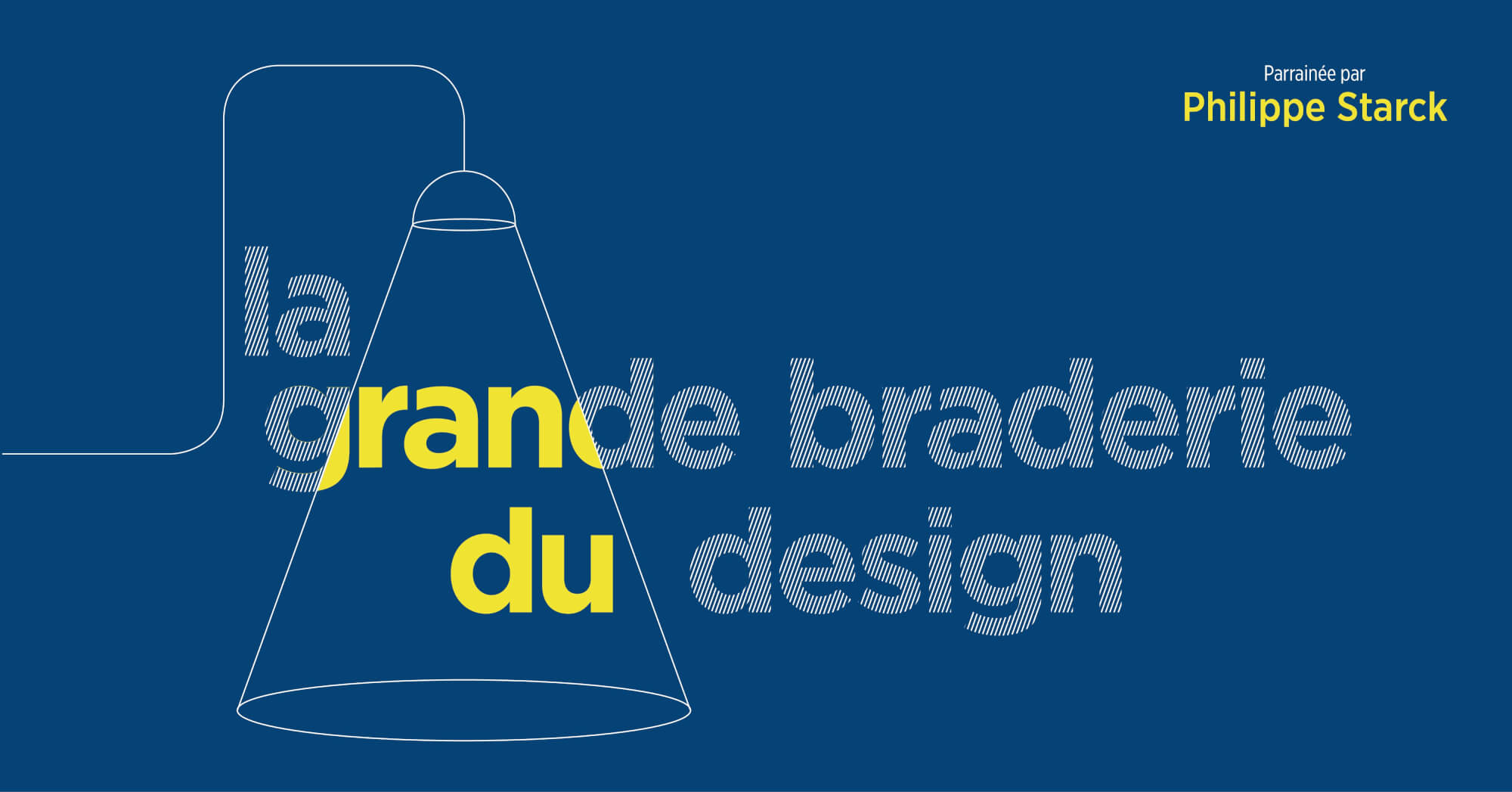 Philippe Starck, premier parrain de La Grande Braderie du Design pour l'Association AIDES