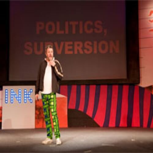 Philippe Starck orateur à la conférence INK à Lavasa, Inde - 