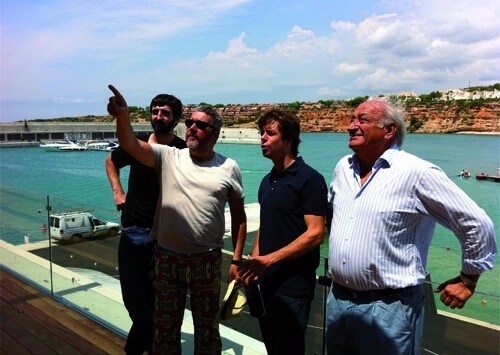 Visite de chantier de Port Adriano, nouvelle Marina à Palma de Majorque dessinée par Starck