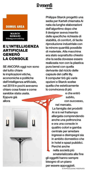Et l'intelligence artificielle ont généré la console
