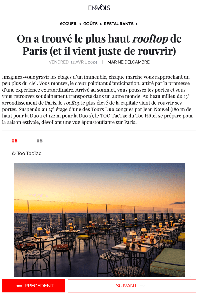 On a trouvé le plus haut rooftop de Paris (et il vient juste de rouvrir)