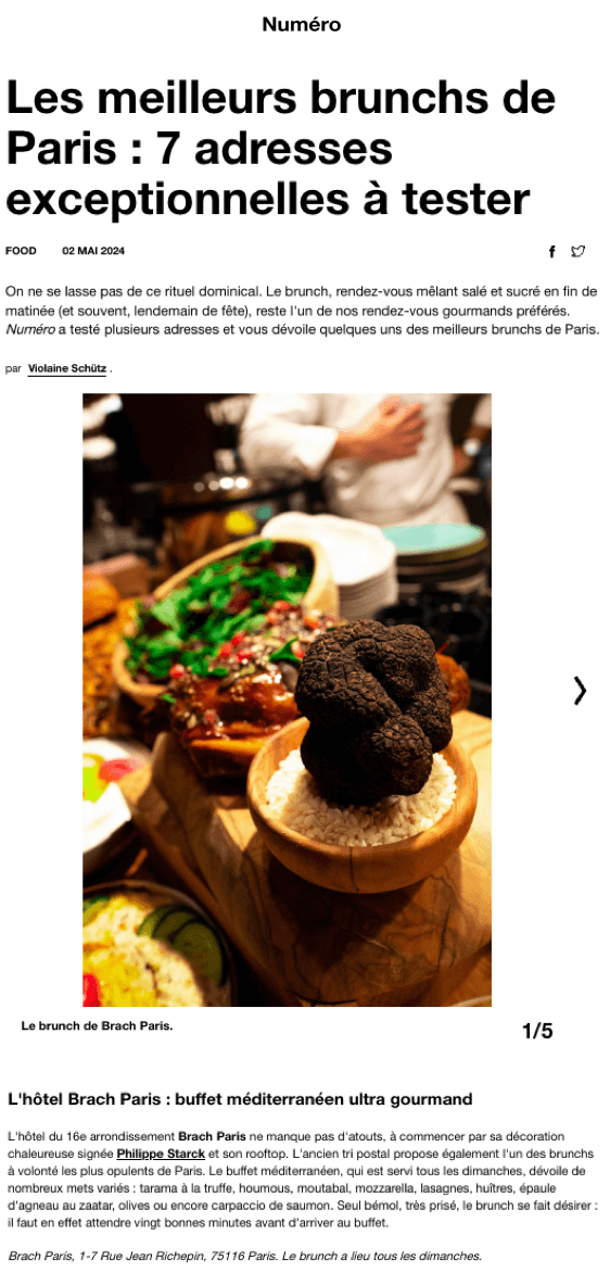 Les meilleurs brunchs de Paris : 7 adresses exceptionnelles à tester