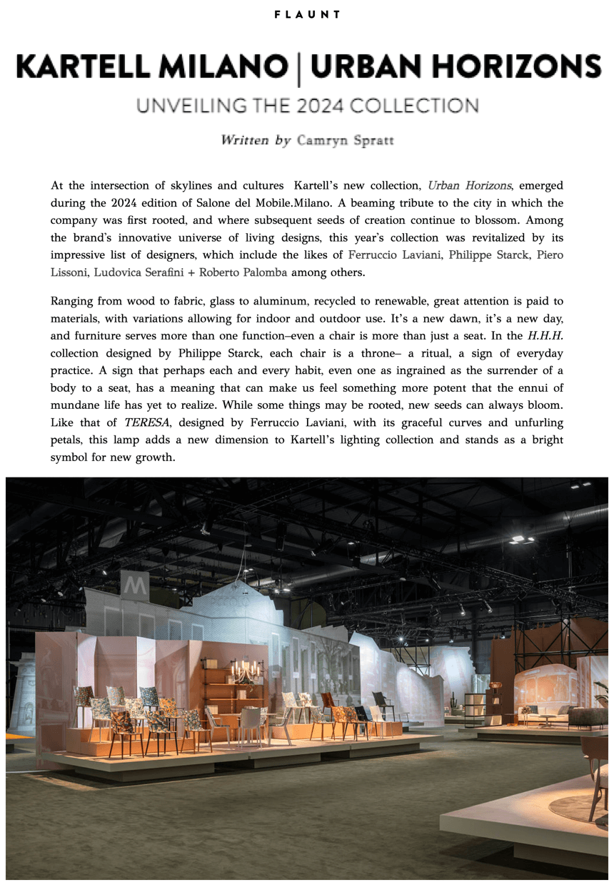 KARTELL MILANO | HORIZONS URBAINS