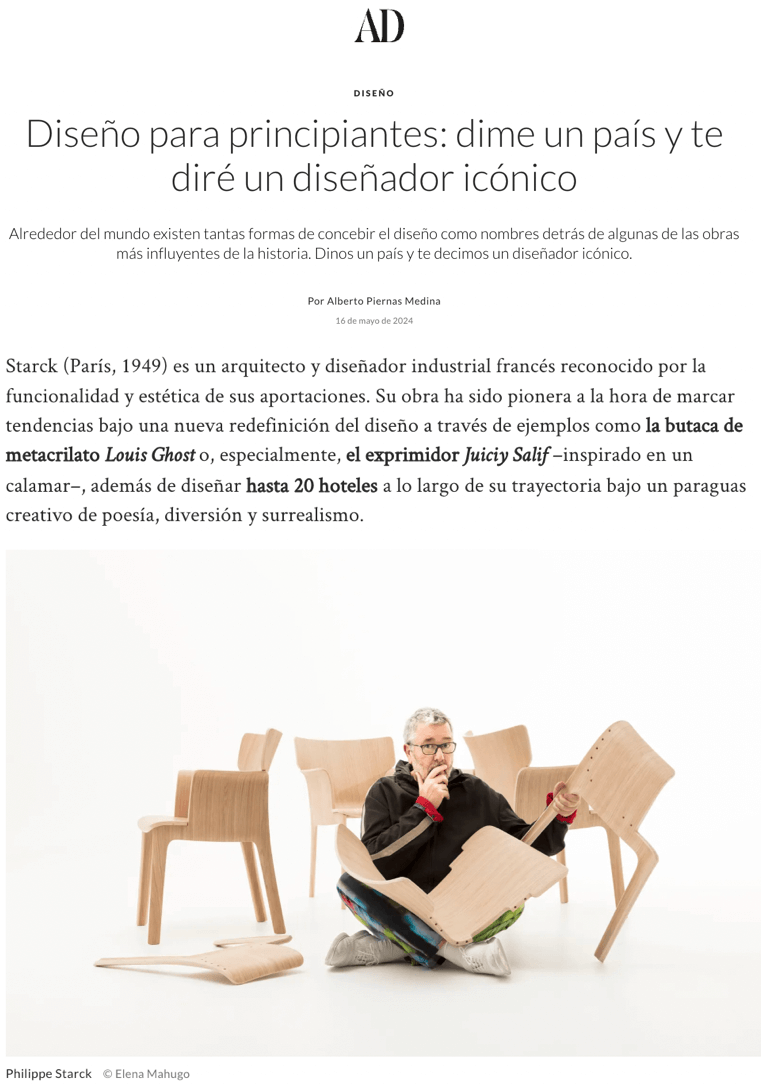 Design pour débutant : citez-moi un pays et je vous donnerai le nom d’un design emblématique