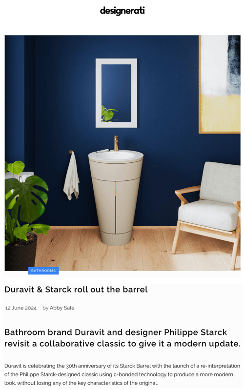  Duravit et Starck sortent le grand jeu