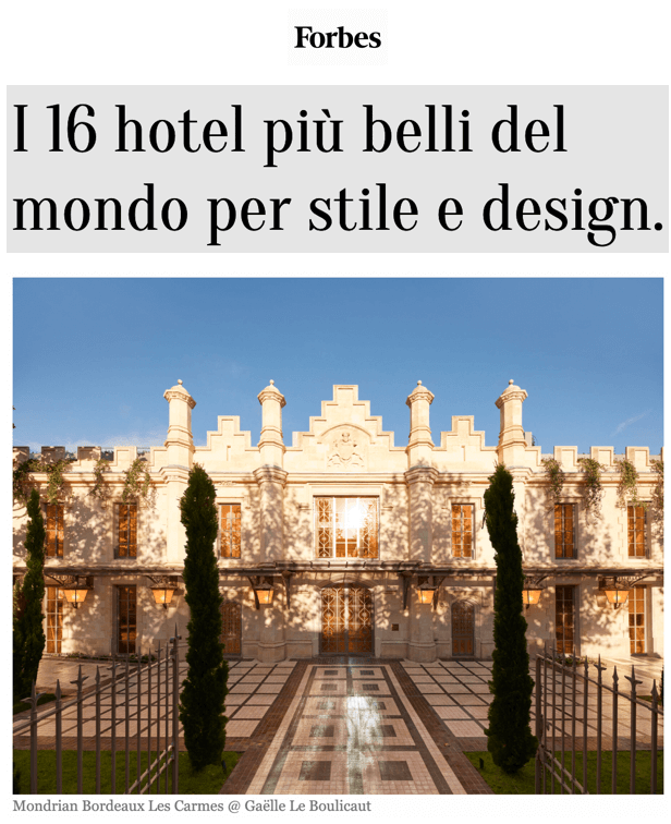 16 plus beaux hôtels du monde