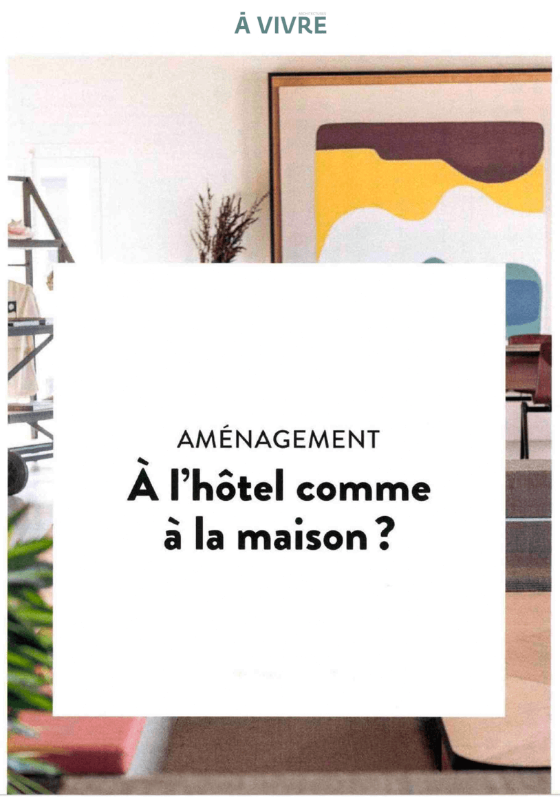 A l'hôtel comme a la maison ?