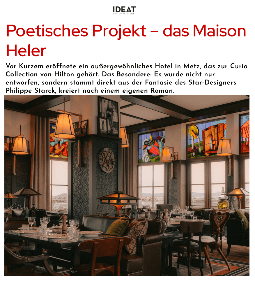 Projet poétique - la Maison Heler