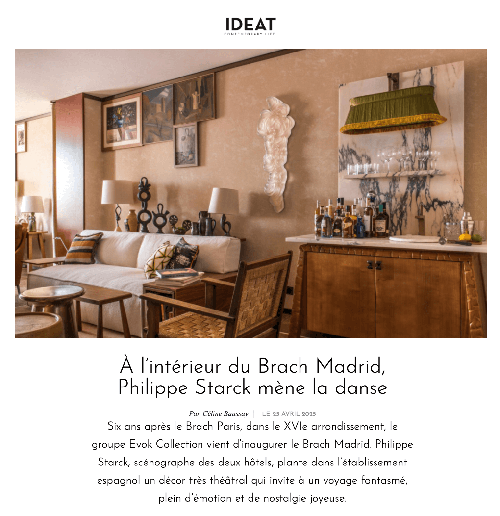 À l’intérieur du Brach Madrid, Philippe Starck mène la danse