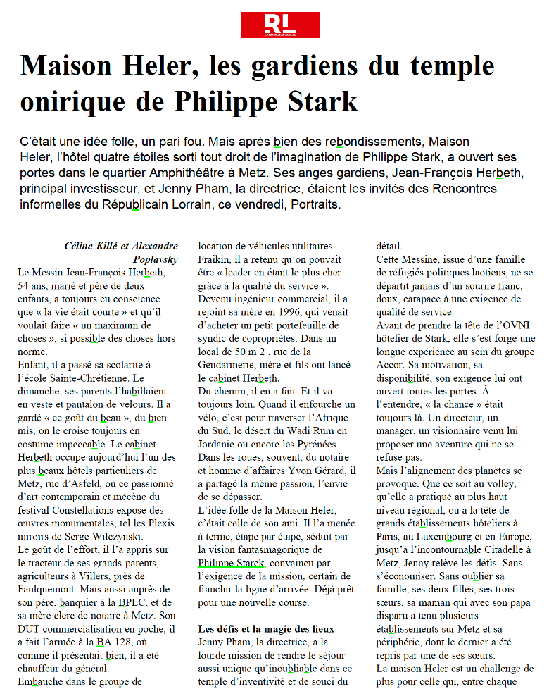 Maison Heler, les gardiens du temple onirique de Philippe Stark