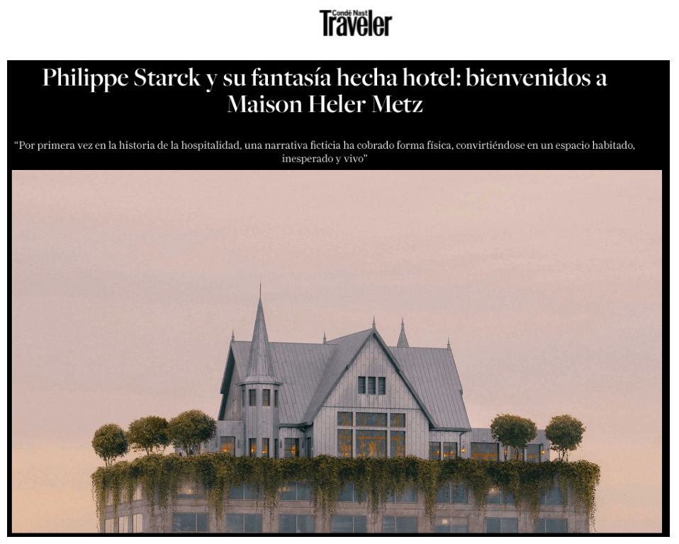 Philippe Starck et son hôtel imaginaire : bienvenue à la Maison Heler Metz