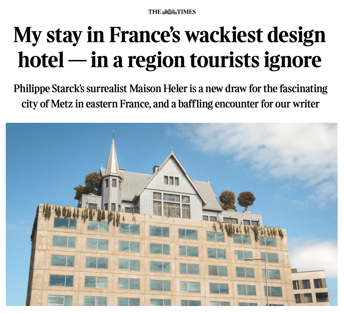 Mon séjour dans l'hôtel design le plus bizarre de France - dans une région ignorée des touristes