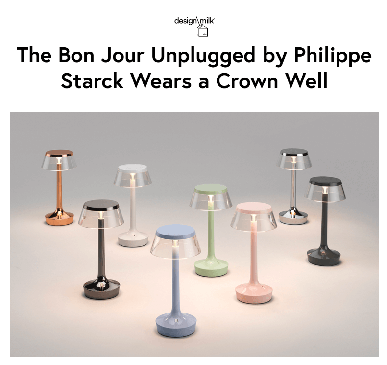Le Bon Jour Unplugged de Philippe Starck porte bien sa couronne