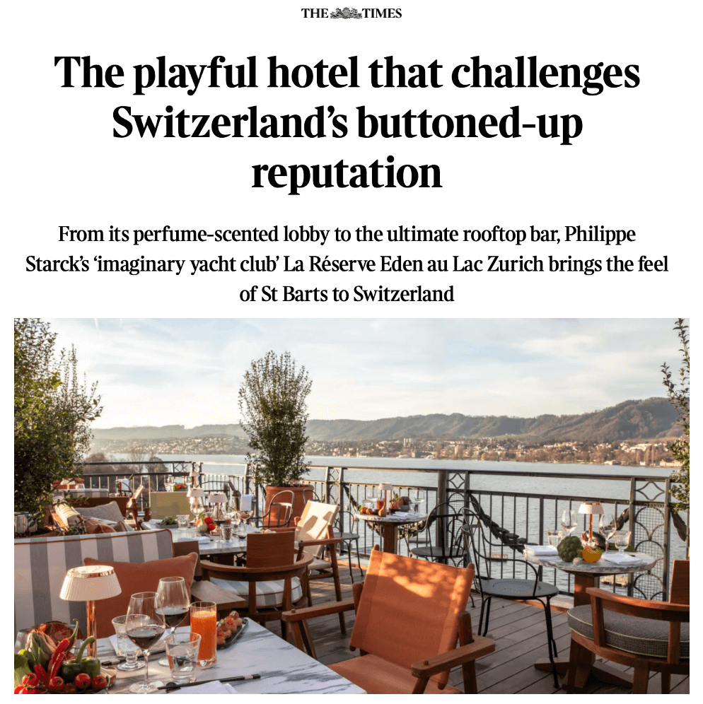 L'hôtel ludique qui défie la réputation guindée de la Suisse