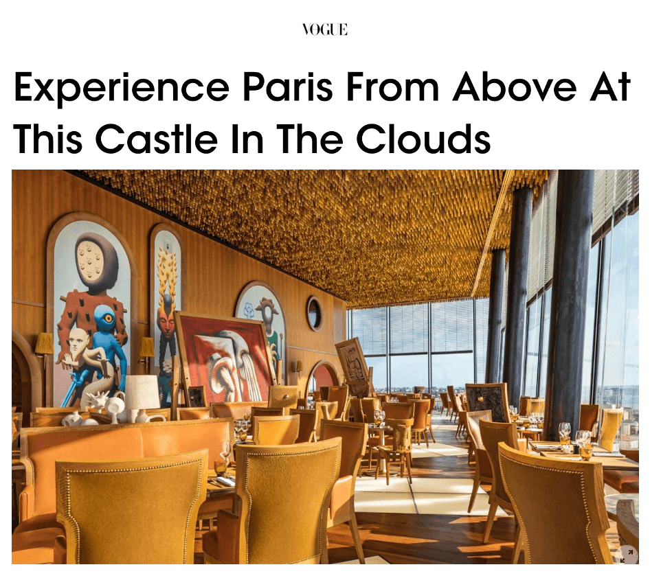 Découvrez Paris vu d'en haut depuis ce château dans les nuages