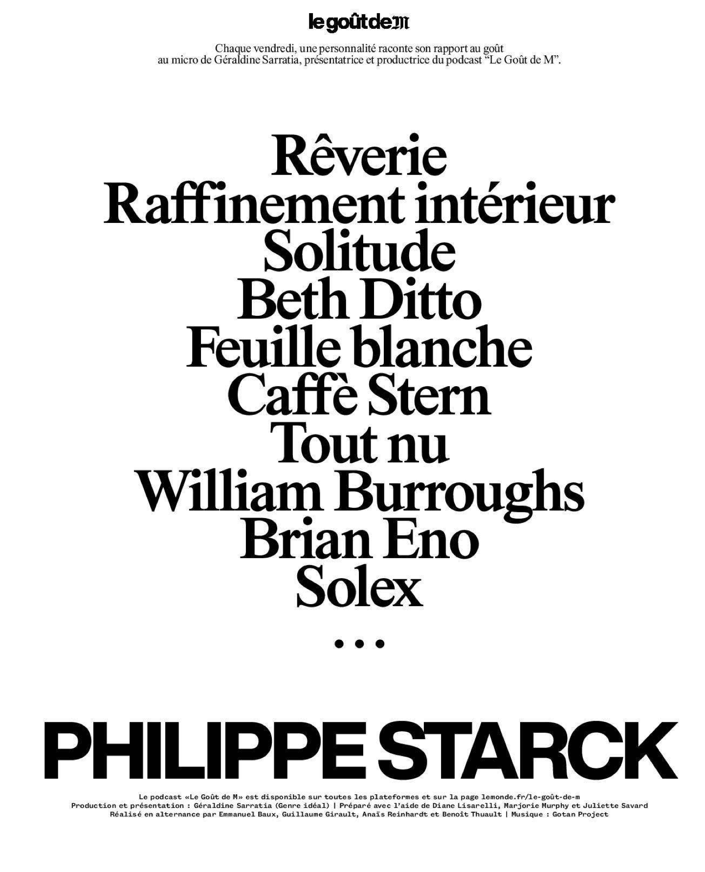 Philippe Starck, designer : « Si on est un peu honnête avec soi-même, autour de soi, on a 85 % d’objets inutiles »