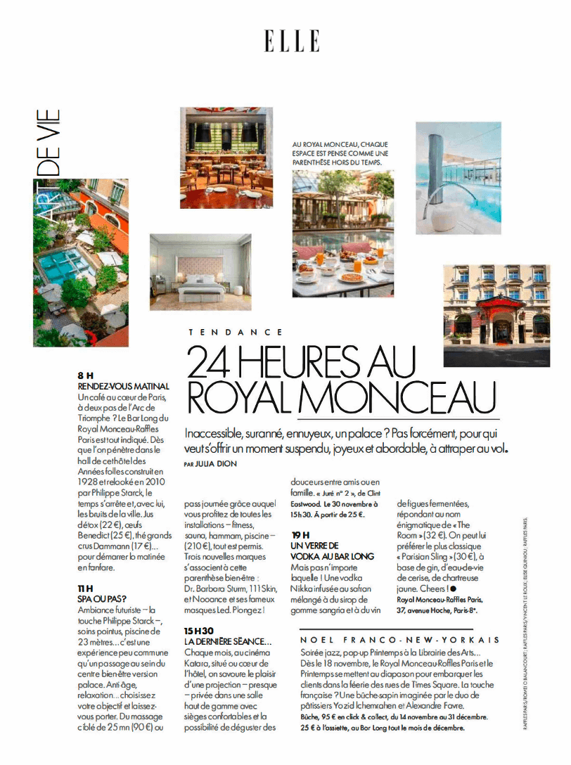 24h au Royal Monceau