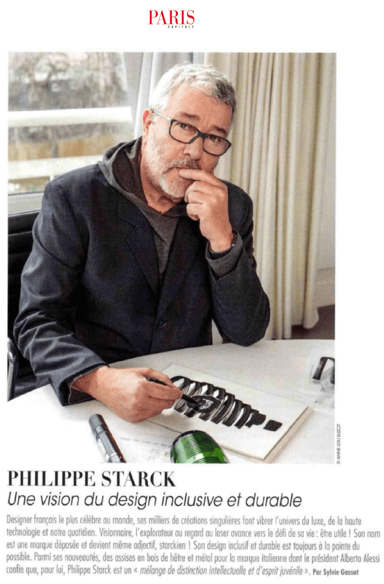 PHILIPPE STARCK : Une vision du design inclusive et durable