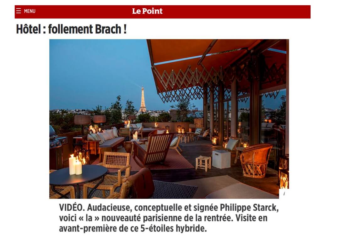 Hôtel : follement Brach !