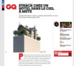 Starck crée un hôtel dans le ciel à Metz