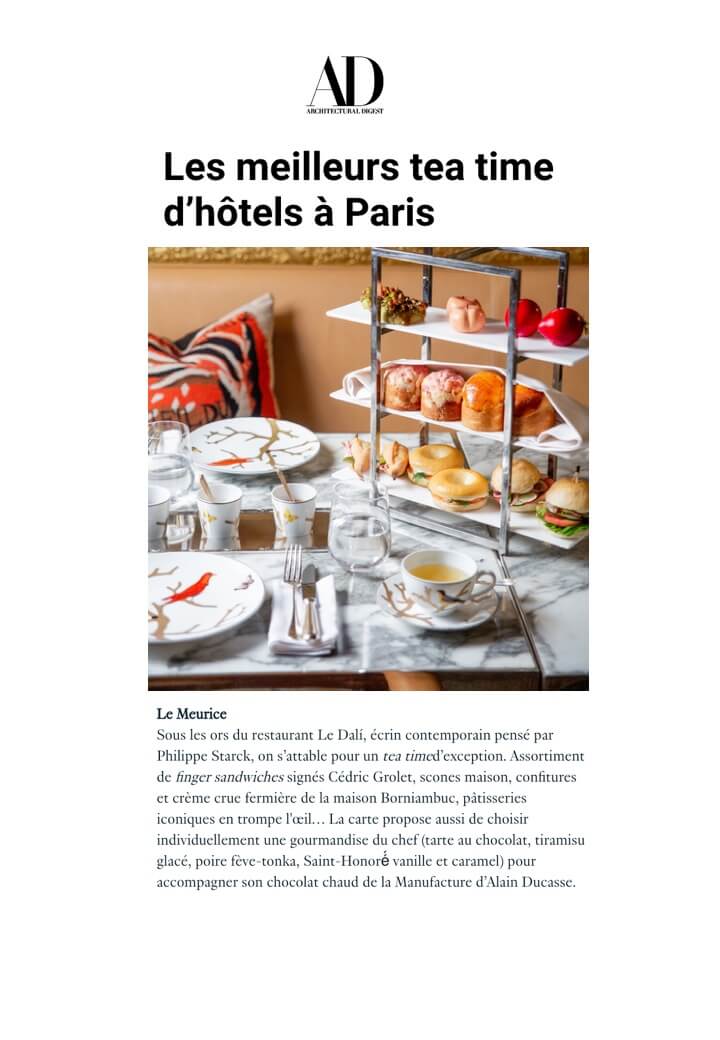 AD - Le Meurice