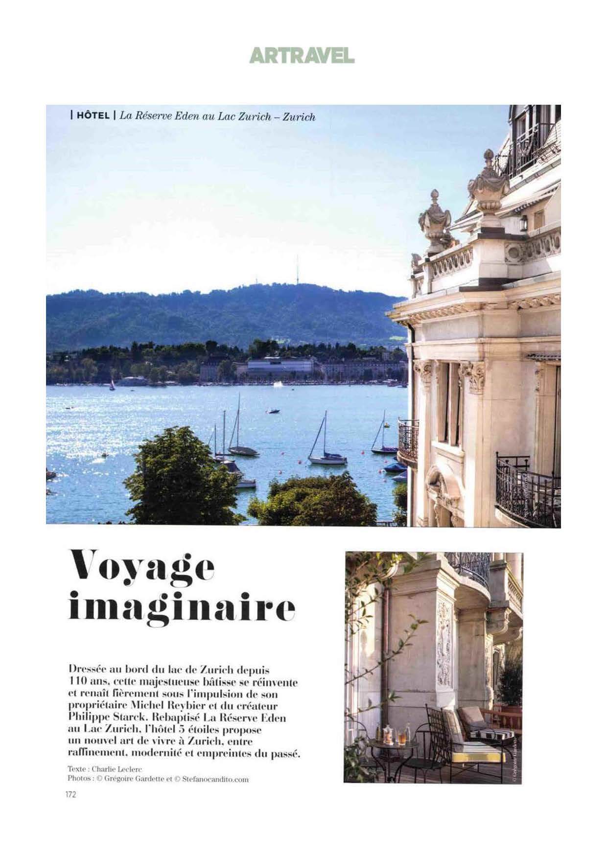 ARTRAVEL - La Réserve Eden au Lac Zurich