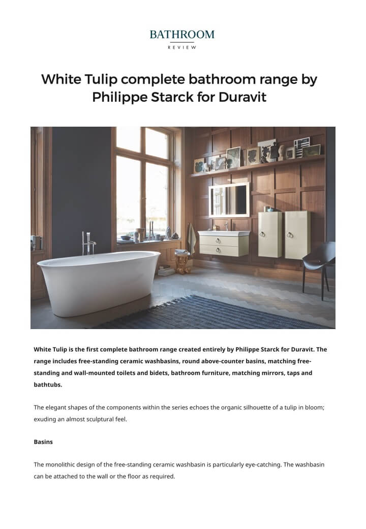 BATHROOM REVIEW - DURAVIT