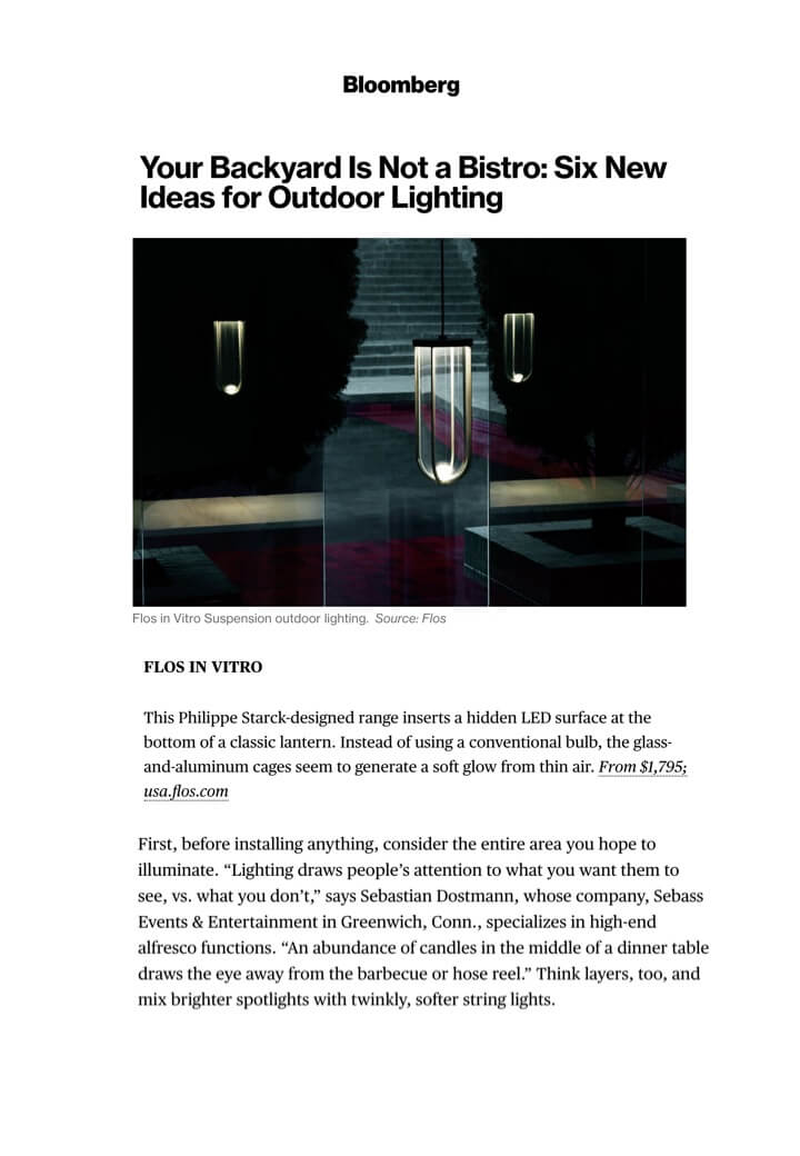BLOOMBERG - FLOS