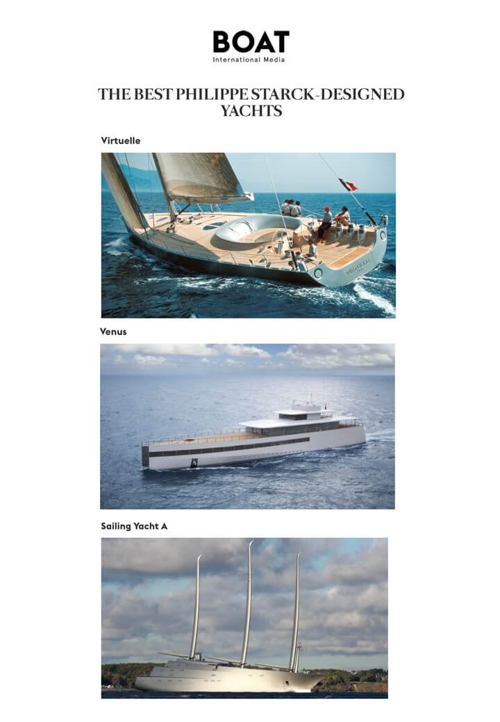 BOAT INTERNATIONAL - VENUS + M/Y A + S/YA 