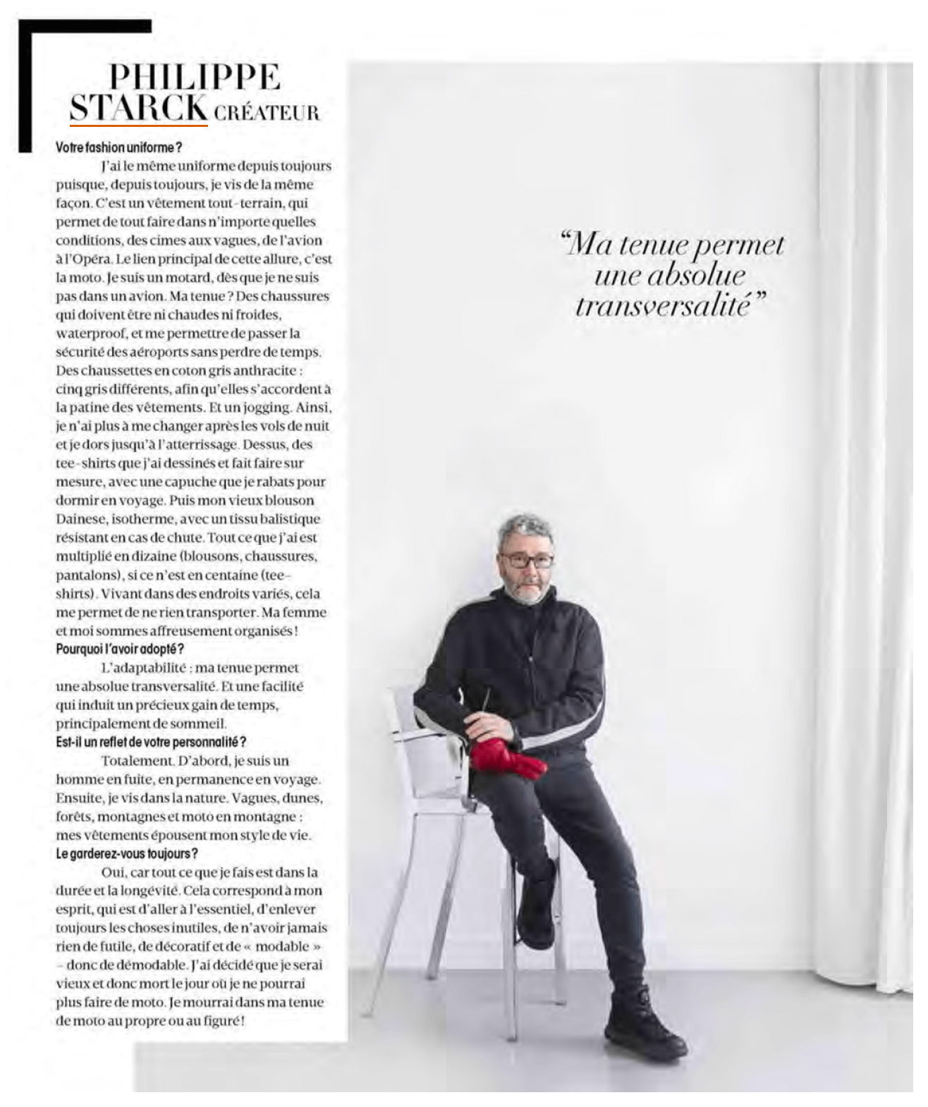 Madame Figaro - Philippe Starck