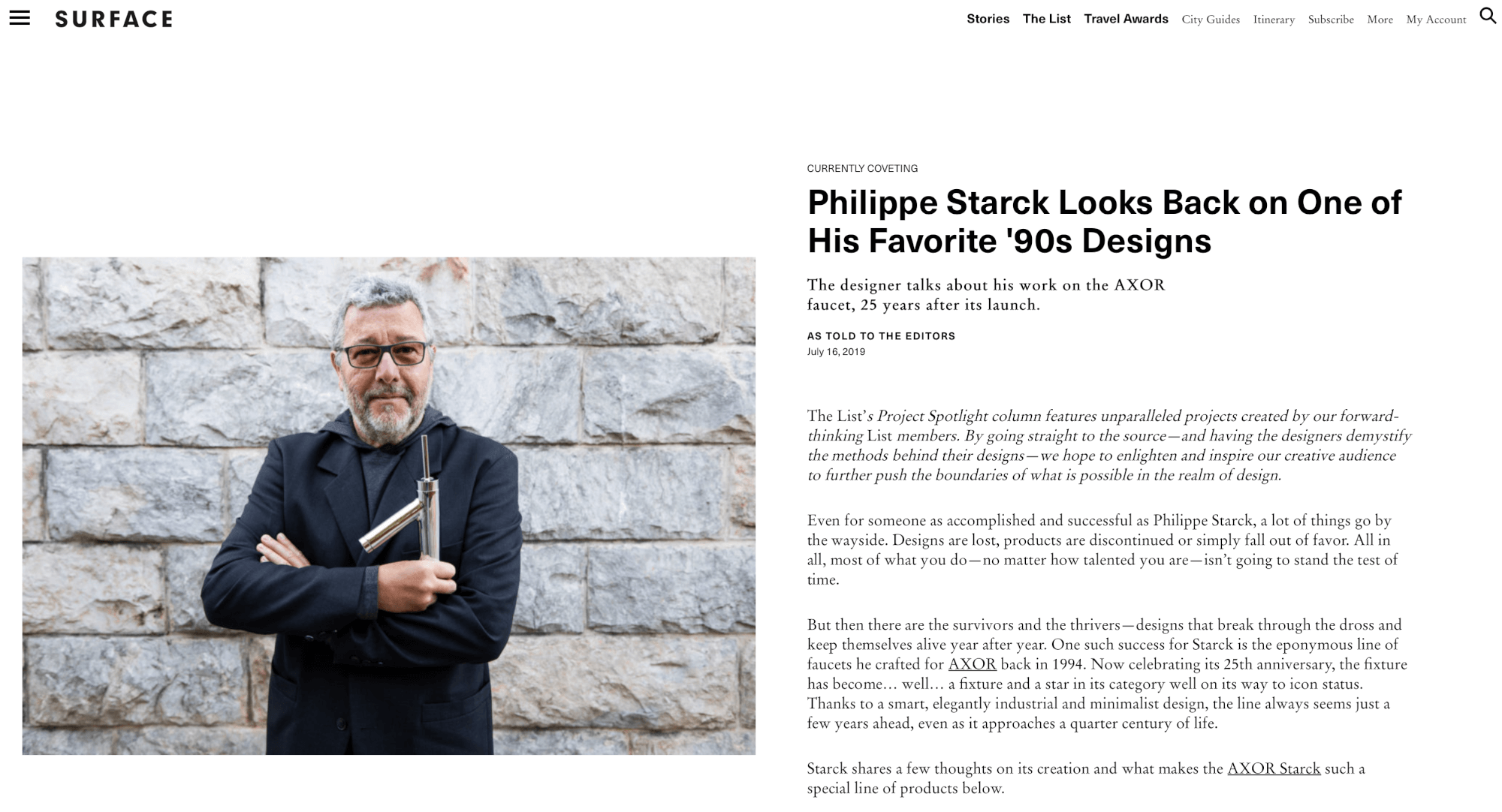 SURFACEMAG.COM - Axor