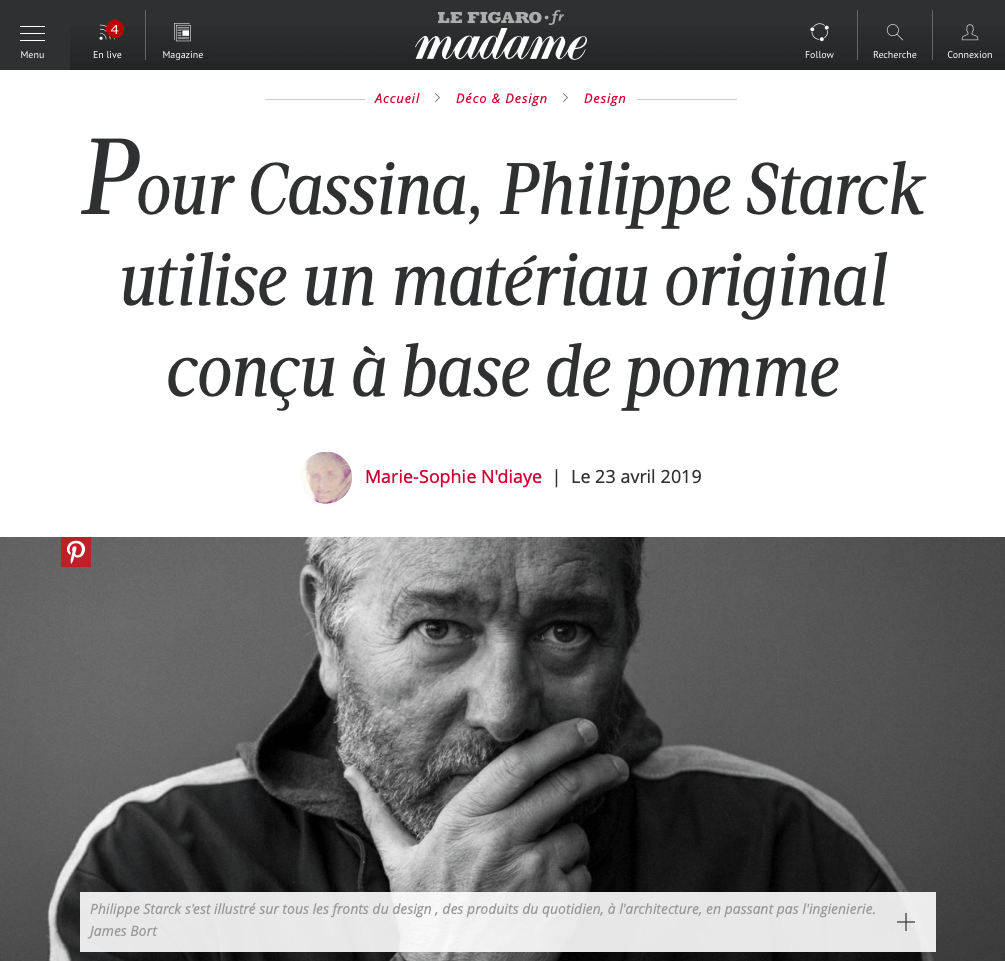 MadameFigaro.fr - Cassina Croque La Pomme