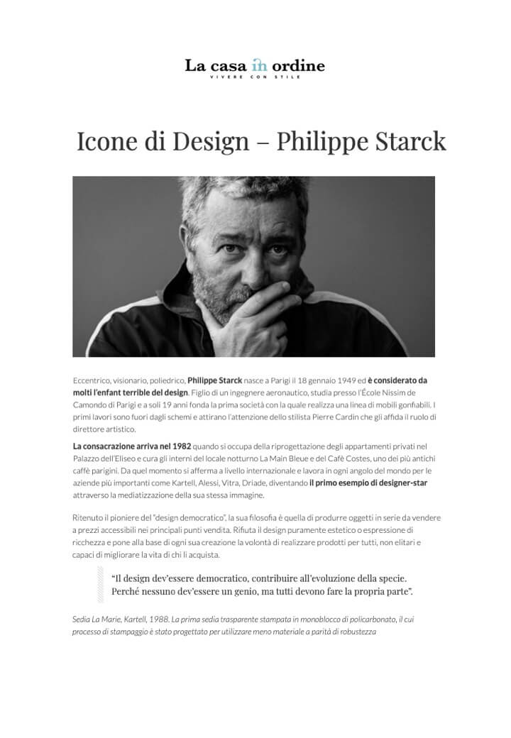 CASA IN ORDINE - Strack 