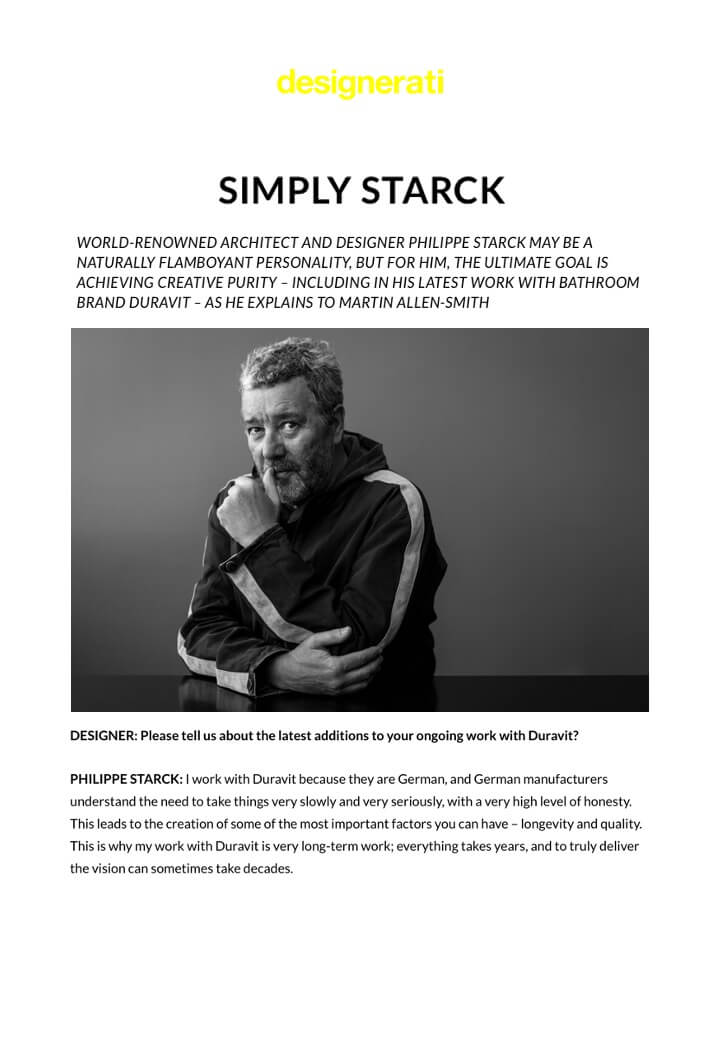DESIGNERATI - Starck
