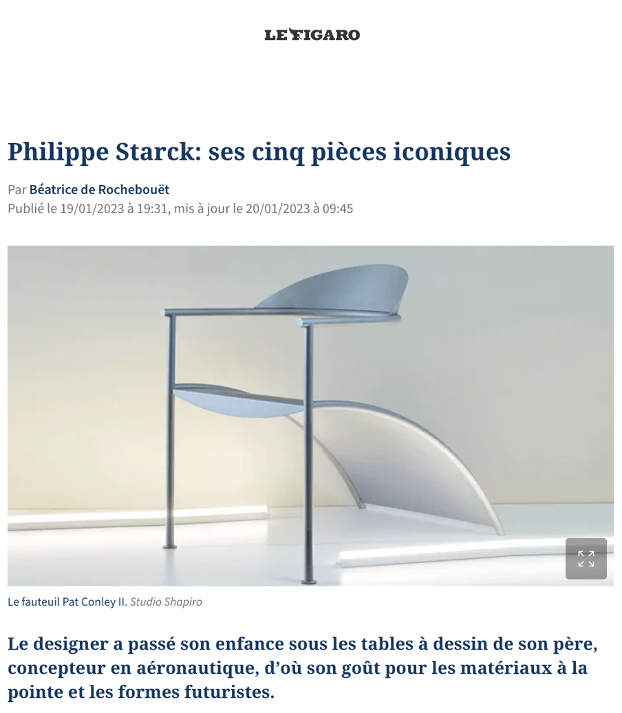 Philippe Starck: ses cinq pièces iconiques