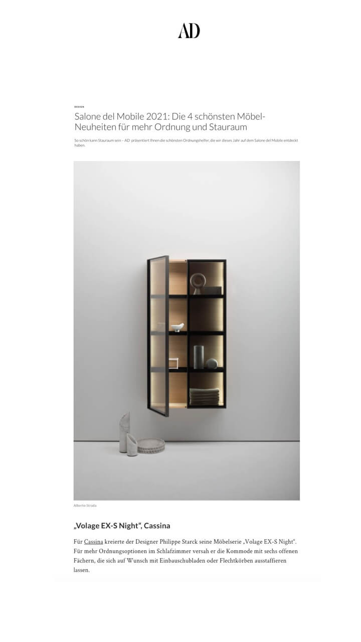 Salone del Mobile 2021 : Les 4 plus belles innovations de mobilier pour plus d'ordre et d'espace de rangement