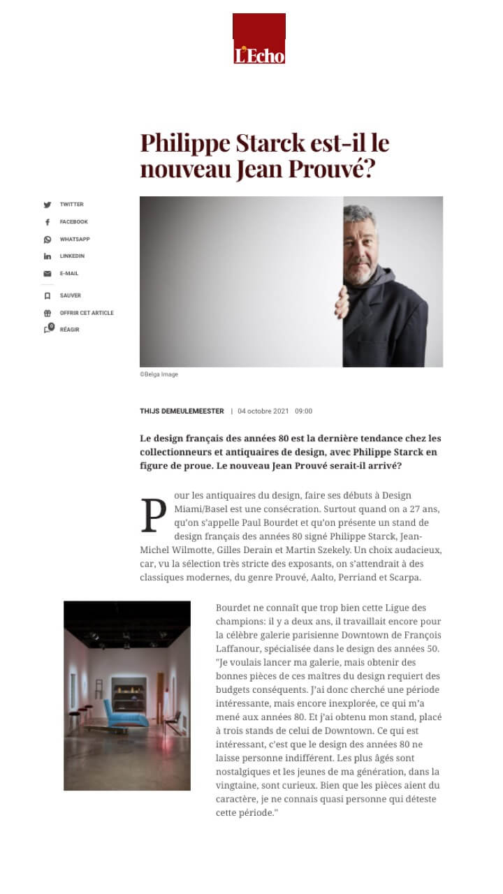 Philippe Starck est-il le nouveau Jean Prouvé ? 