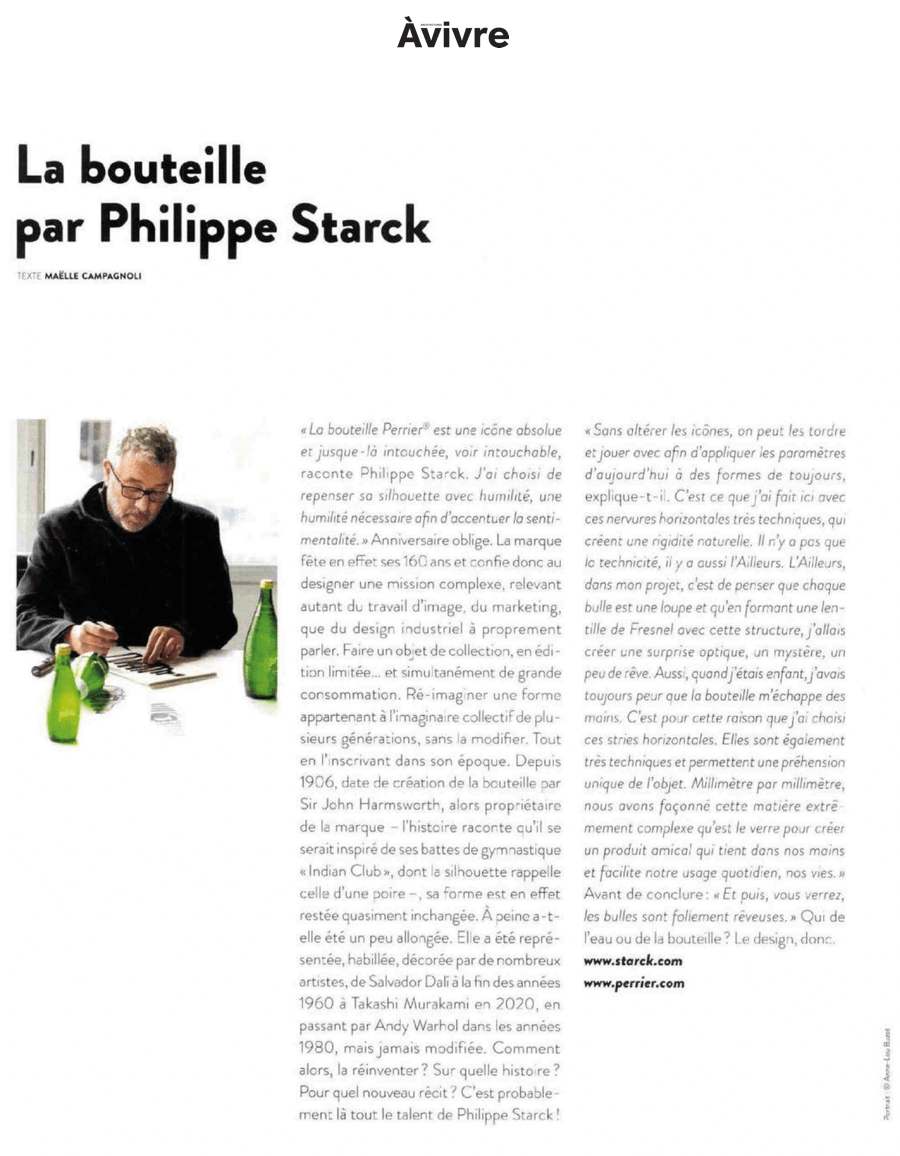 LA BOUTEILLE PAR STARCK
