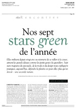 Nos sept stars green de l'année