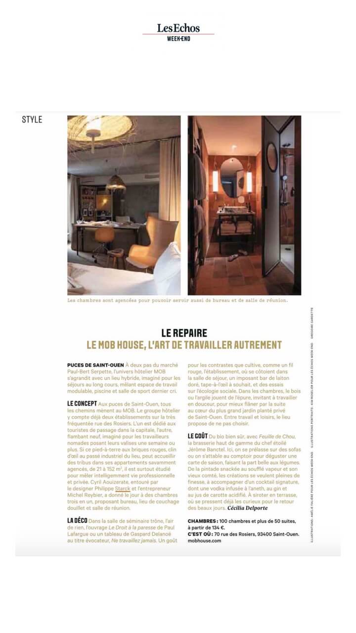 Le repaire, Mob House, l'art de travailler autrement 