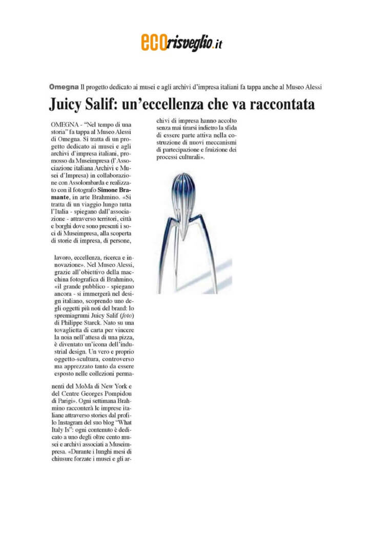 ECO-RISVEGLIO - ALESSI