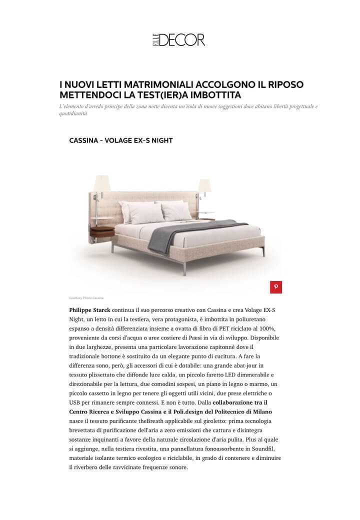 ELLE DECOR- CASSINA