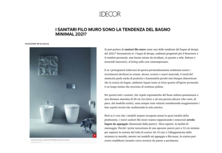 ELLE DECOR - DUravit