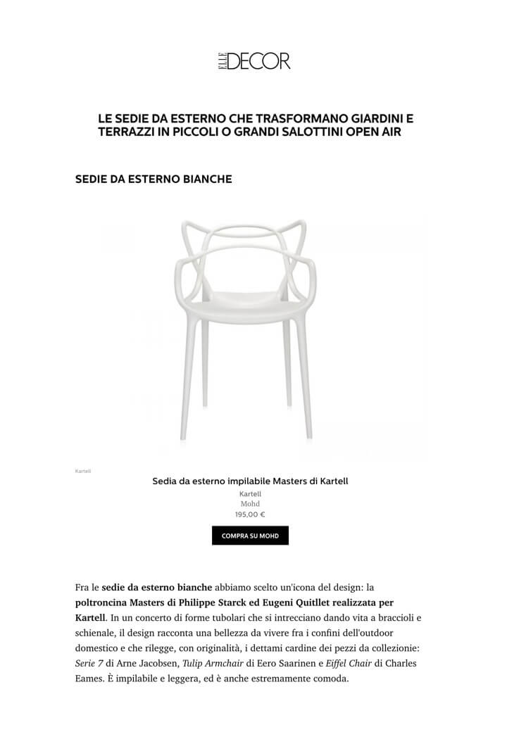 ELLE DECOR - KARTELL