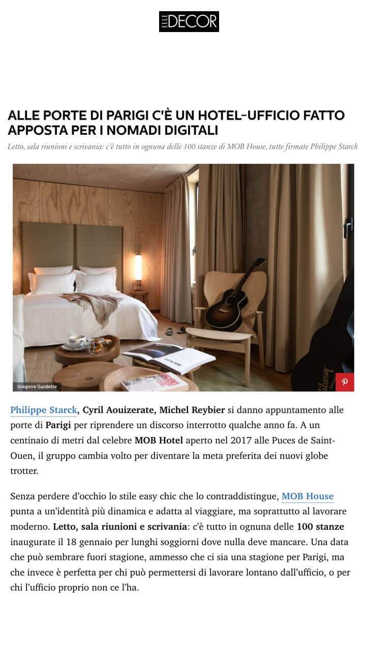 Aux portes de paris se trouve un hôtel/bureau spécialement conçu pour les nomades numériques 