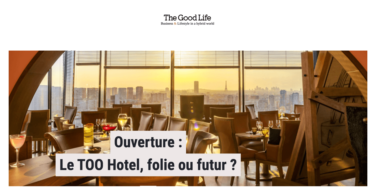 Ouverture : Le TOO Hotel, folie ou futur ?