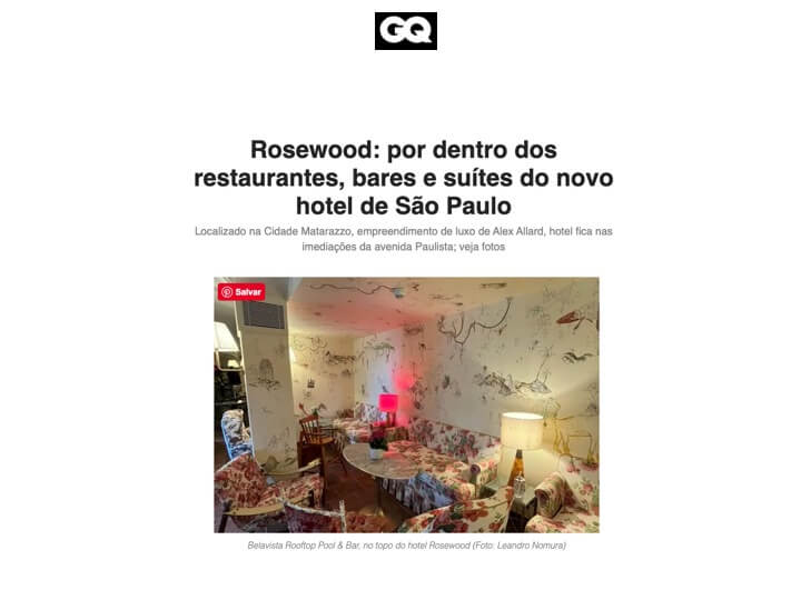 Rosewood : découvrez les restaurants, bars et suites du nouvel hôtel de São Paulo