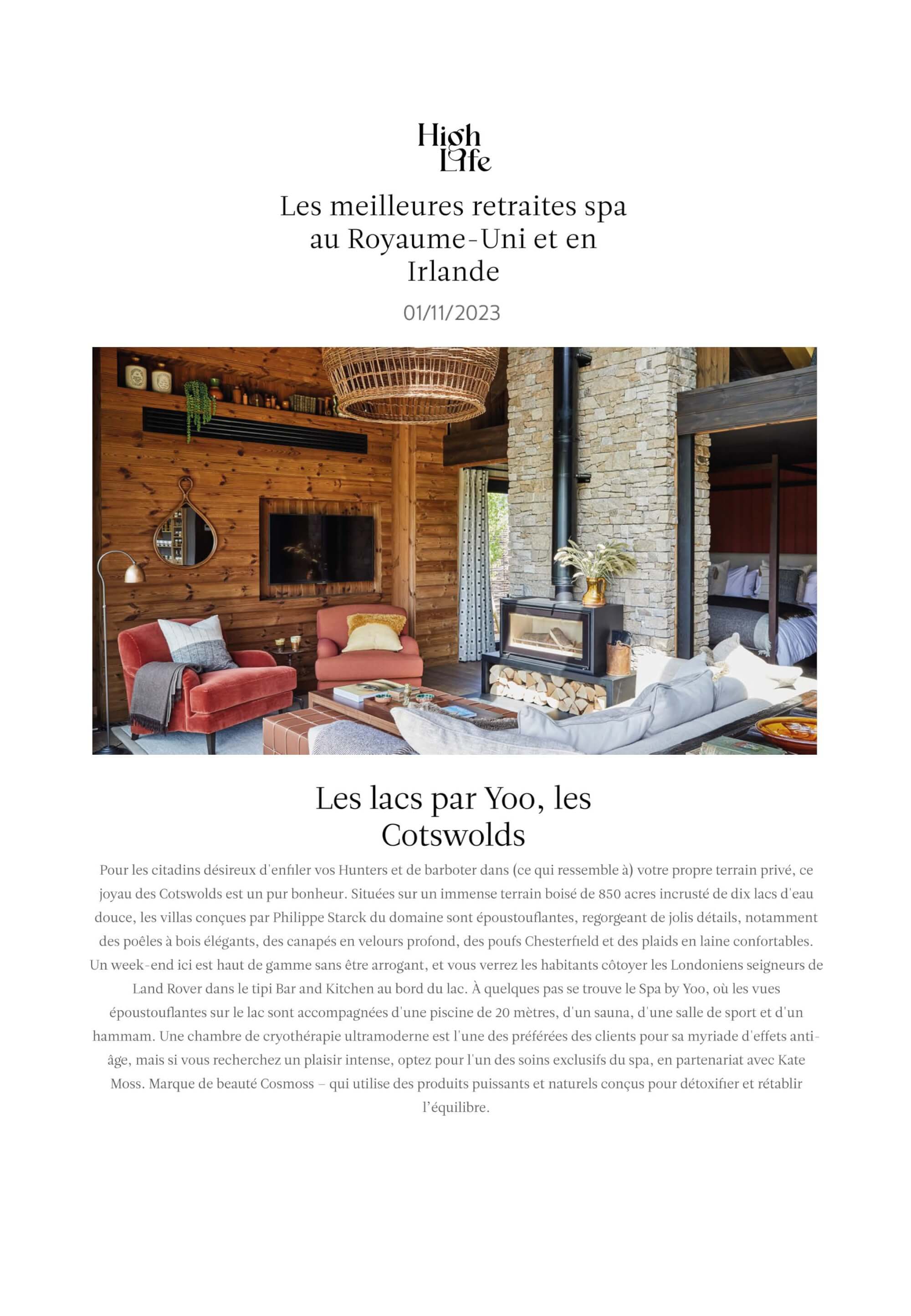 Les meilleurs retraites spa au Royaume-Uni et en Irlande